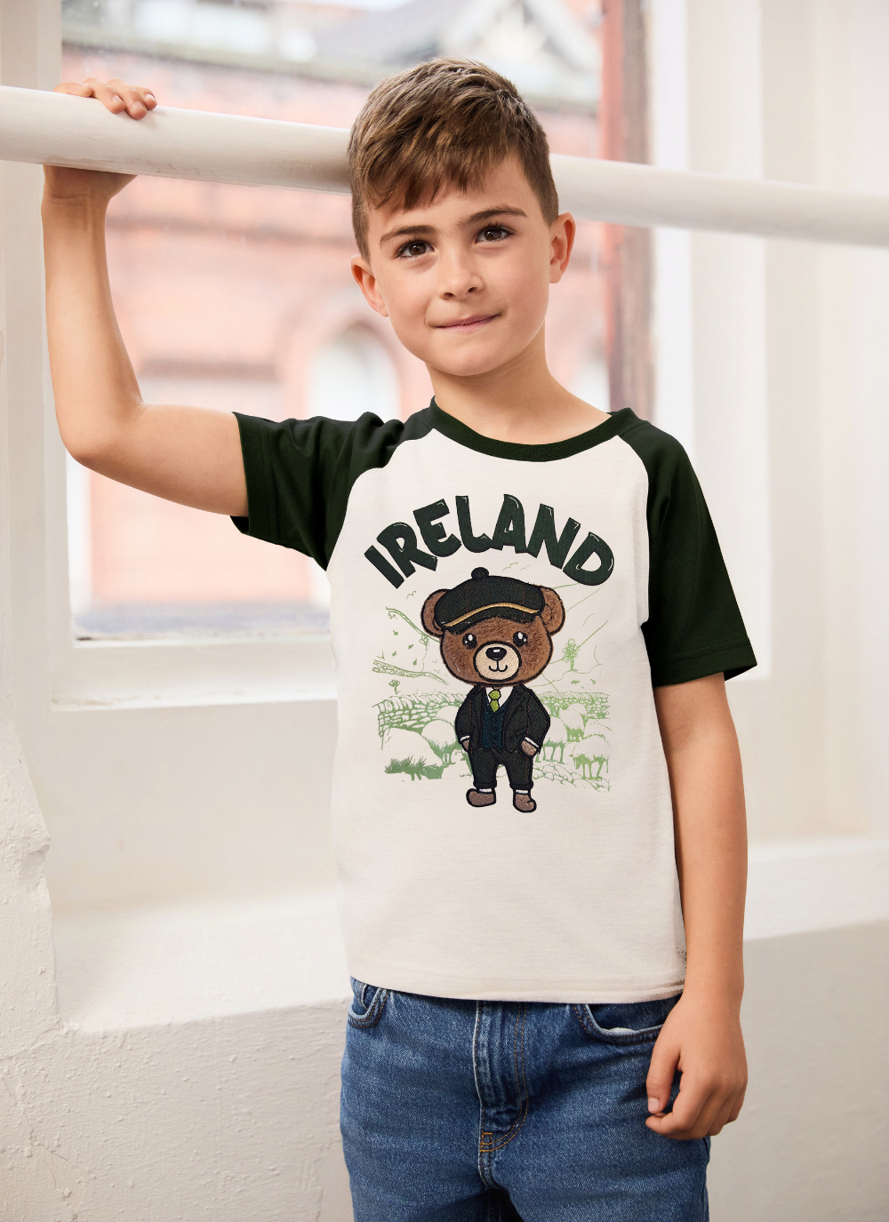 Kids Ireland Bear T-Shirt 